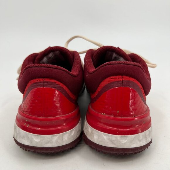 Nike Red and White Alpha Huarache Sneakers | Size 6.5 US - Picture 4 of 8